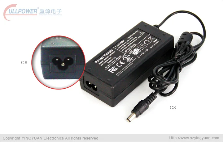 24V 1A,1.5A,2A,2.5A AC DC адаптер