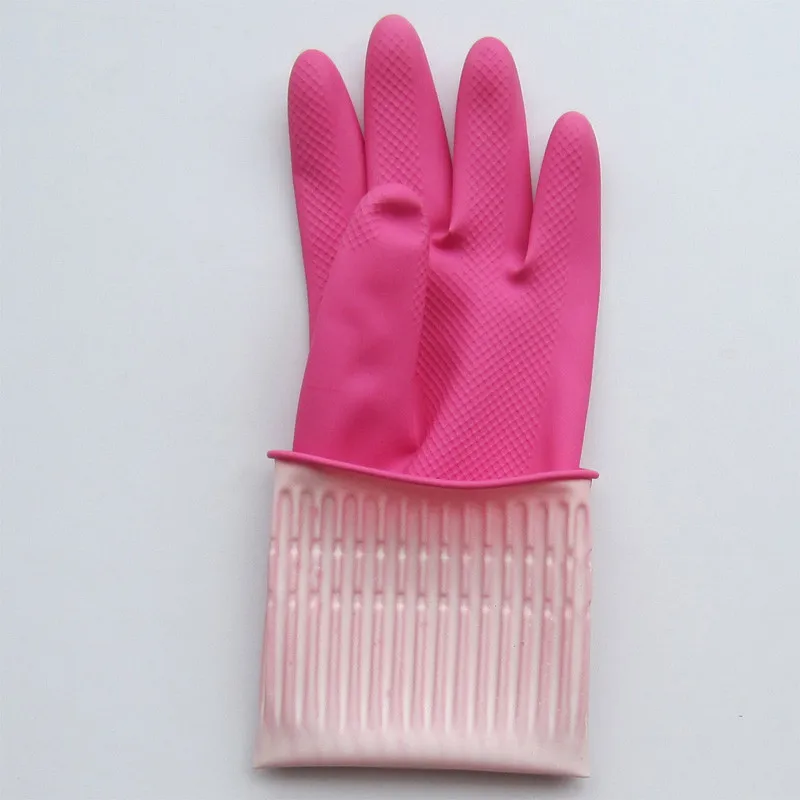 waterproof colorful  household latex gloves for cleaning working