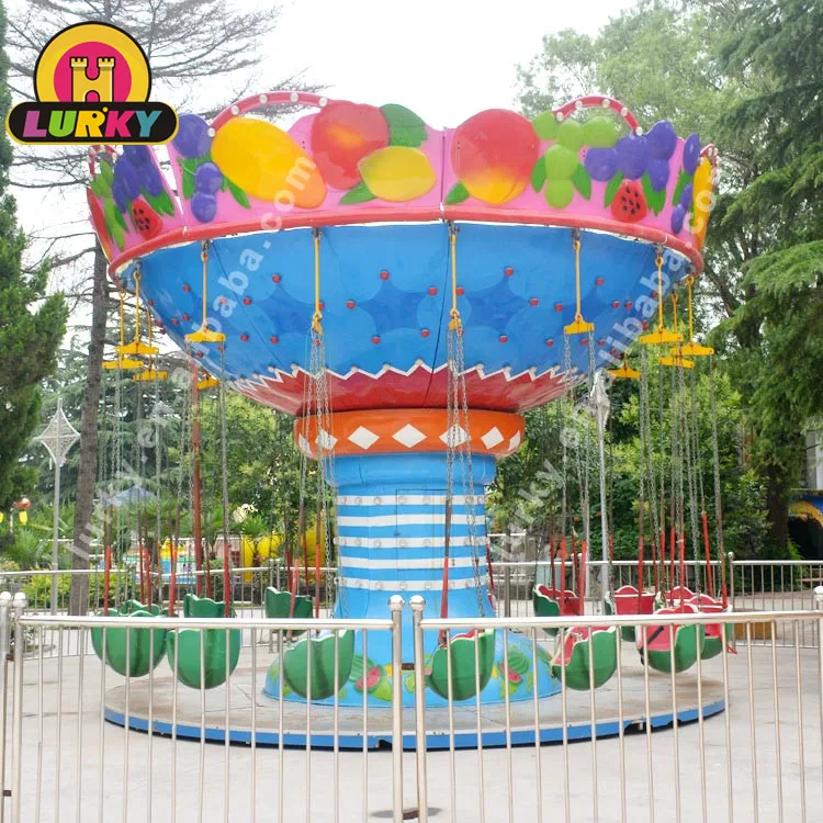 Swing Chair Rides Hot Sale Amusement Park Rides Watermelon Flying Chair Rides