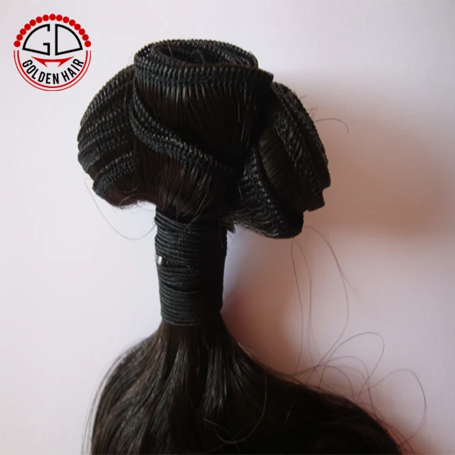 
Wholesale 100% Chienese Virgin Hair Loose Wave Machine Weft With Cuticle 