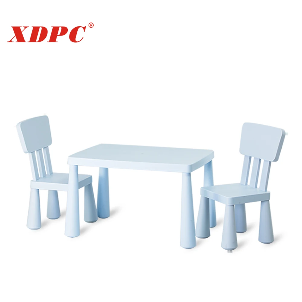 Preschool/school plastic table and chairs for kids