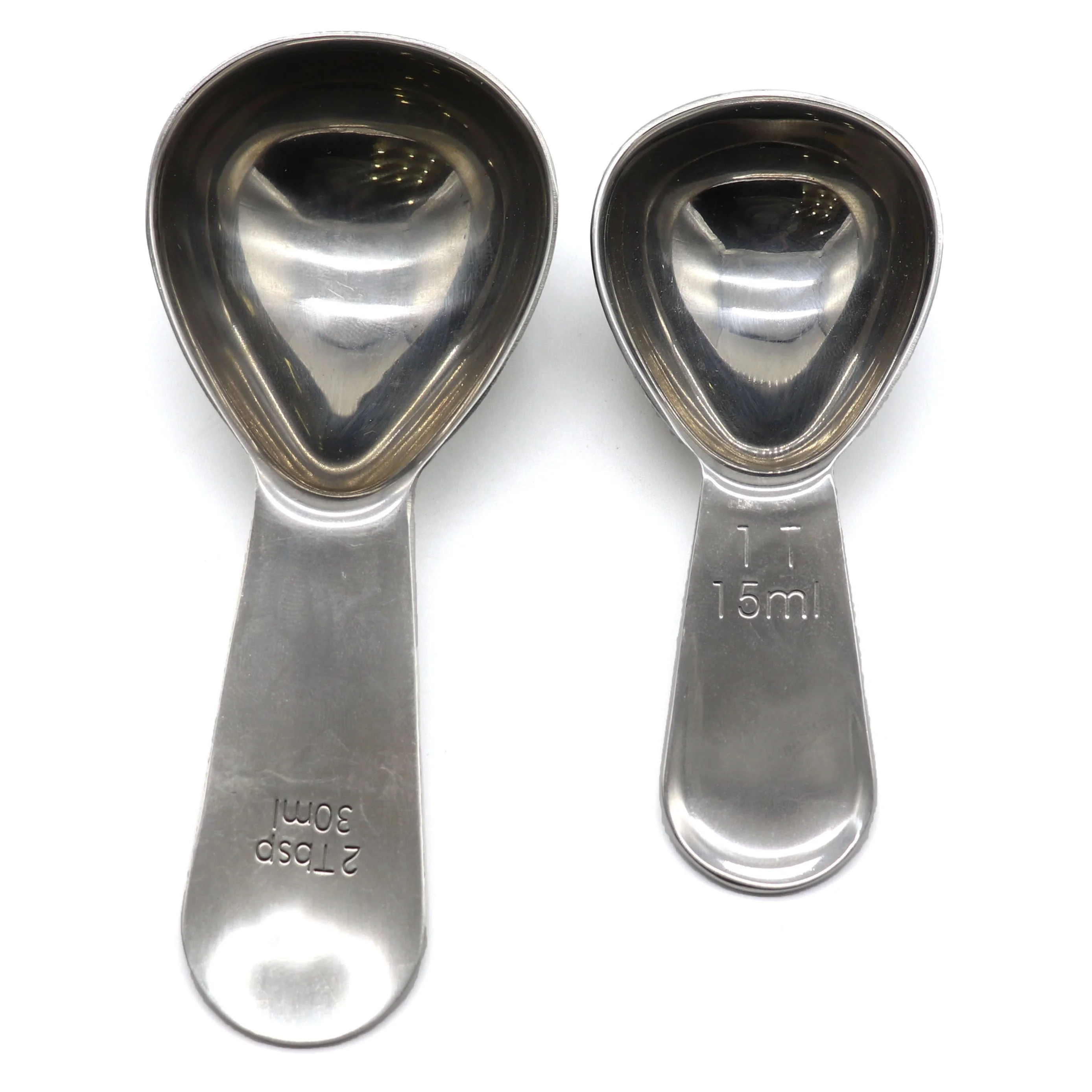1T 15ML 2T 30ML Stainless Steel Measuring Spoon Coffee Scoop