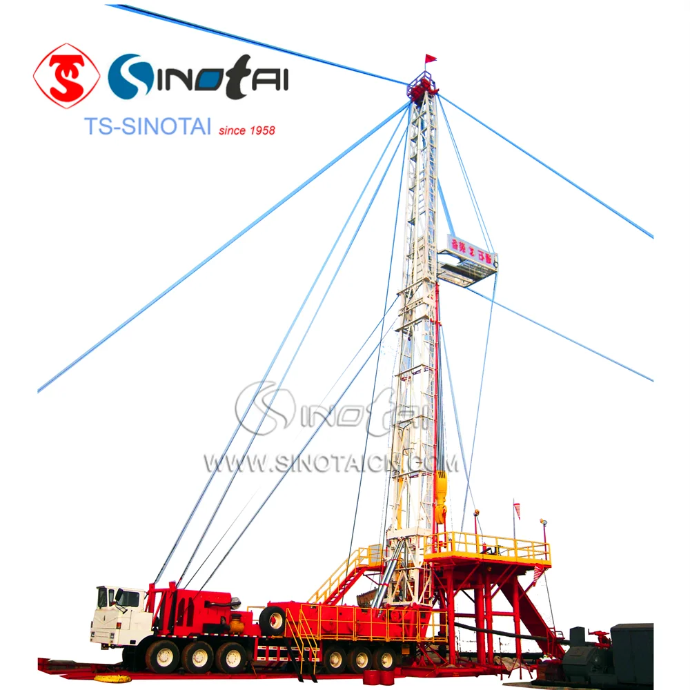Hot sales!API oilfield double drum ZJ20 XJ650 truck-mounted drilling rig/workover rig