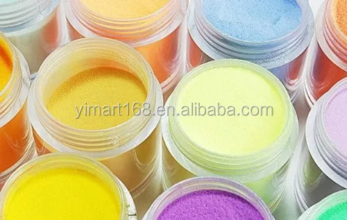 Yimart 24 Colors Acrylic Powder Dust For Nail Art Tips DIY Decoration Acrylic Dust For Nail Art Nail Glitter Dust