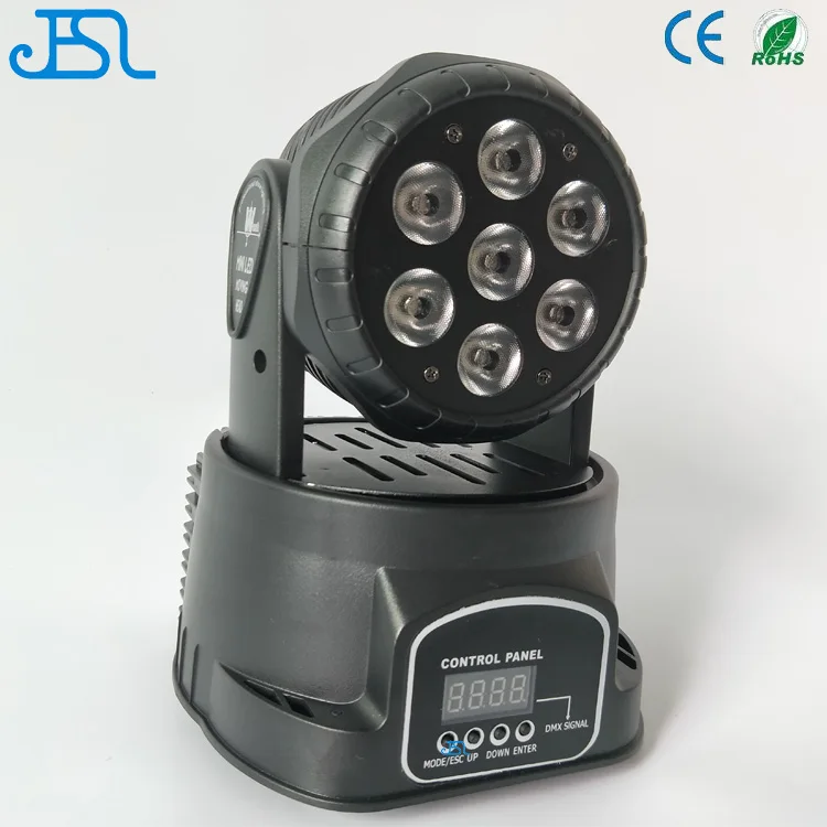 dj light 7x12 4in1 rgbw led mini beam wash moving head