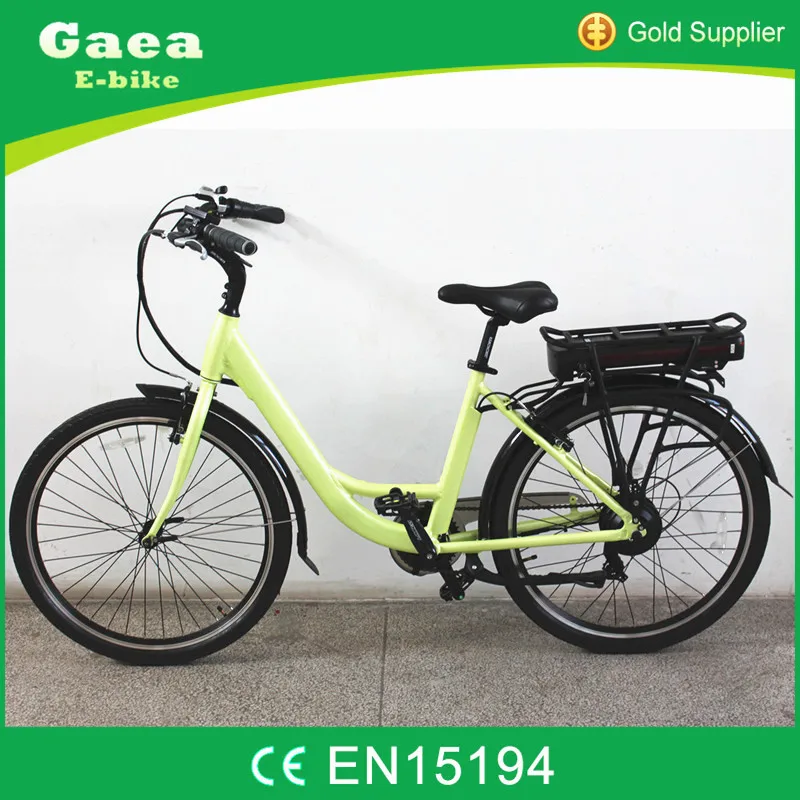 Женщины ретро электрический велосипед с сиденьем 36 В литий-ионный аккумулятор для моторизованный