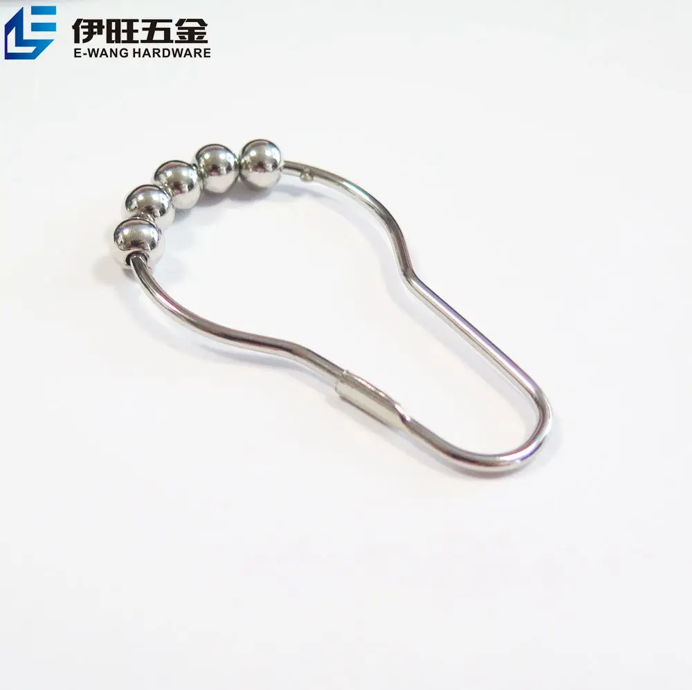 Shower Curtain Rings Shower Hook Stainless Steel Rustproof Gliding Smooth