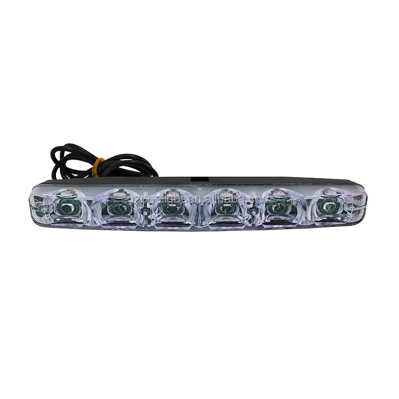 Высокое качество LED DRL дневного света с 12 Вт 720LM комплект (Flow чтобы включить) изменение цвета (белый желтый)