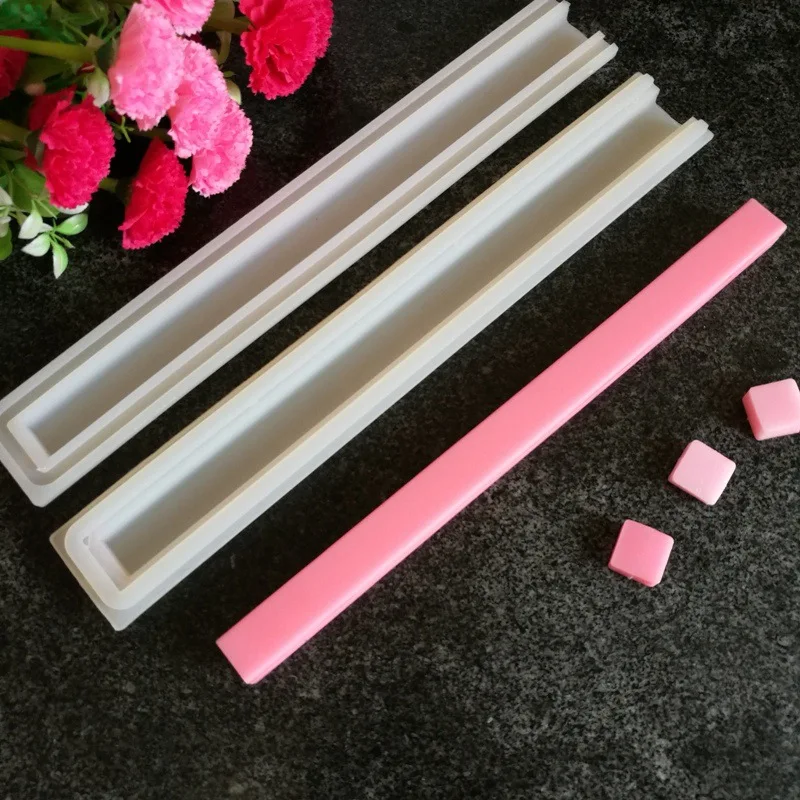 Round Tube Column Silicone Soap Candle Mold Embed Soap Making Supplies Silicone Mold for Soap