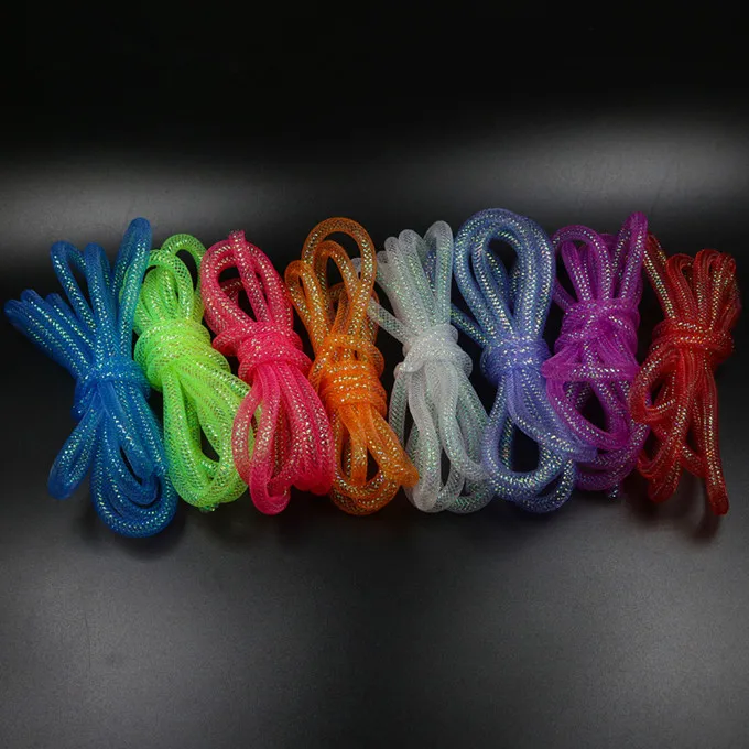 2M Mutlitple Color Flash Mylar Tinsel Mesh Tube Fly Tying Tube Fly Tying Materials