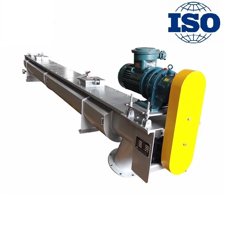 
wood pellet double shaft used flexible screw conveyors for wood chip 