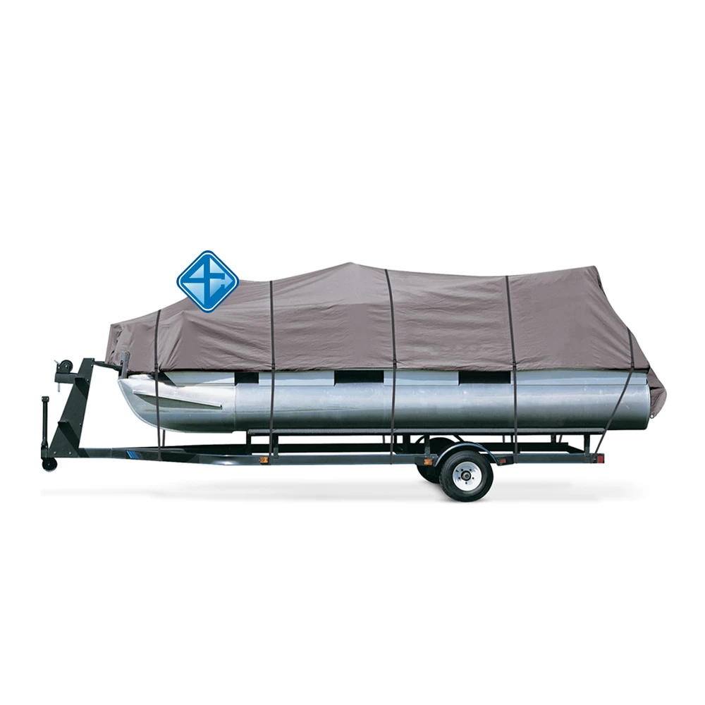 21ft - 24ft Marine Grade 300D Pontoon Boat Cover