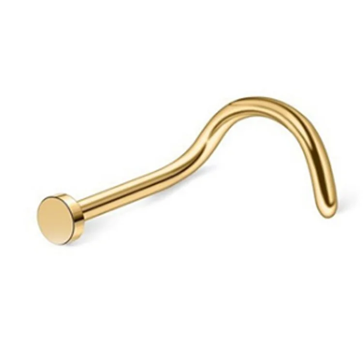 Fast Dispatch 316L Stainless steel  Ring Nose Piercing Stud