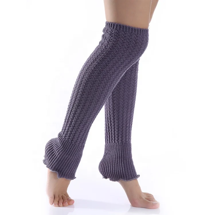 
Flouncing Over Knee High Long Yoga Sleeves Leg Warmer For Woman And Girl 