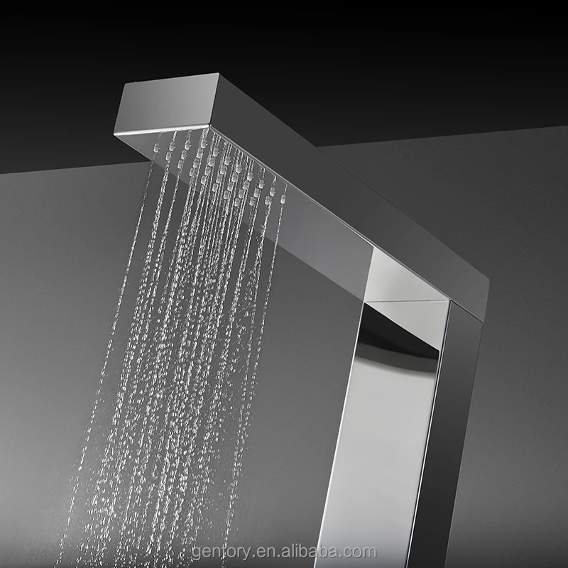 Готовые водопроводные краны S308 для ванной комнаты, Набор насадок для душа из нержавеющей стали, панели