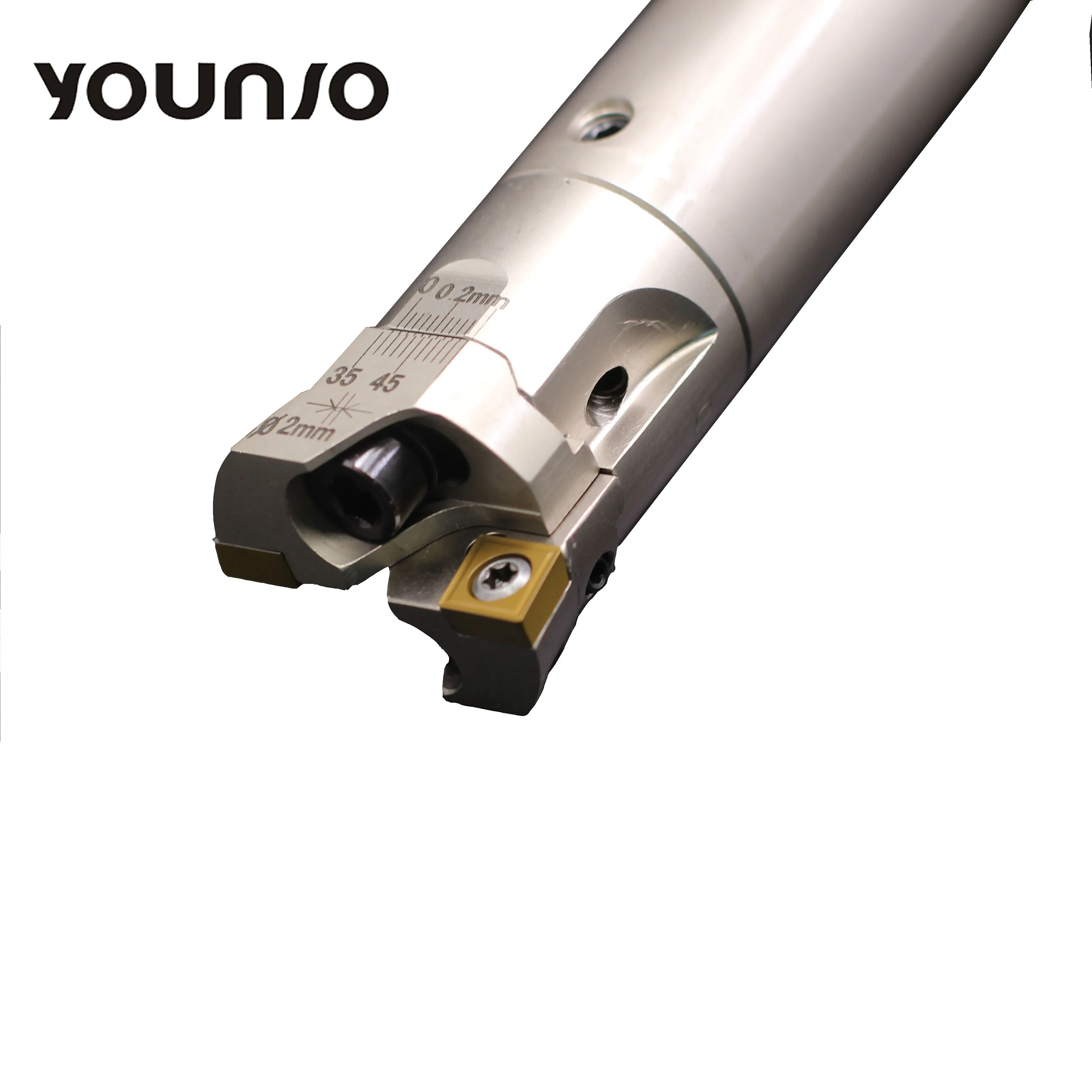 
AccKee high precision indexable twin-cutter rough boring tool with CKB5-TWN5372-60 chuck 