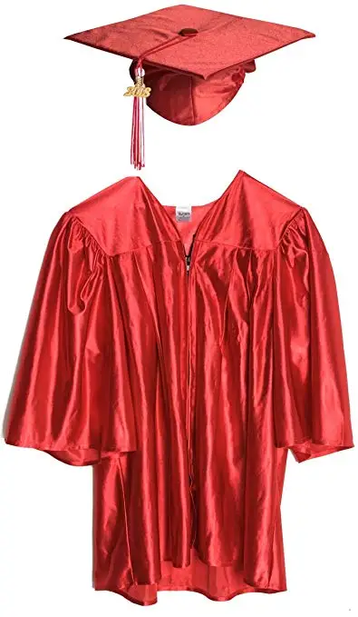 Shiny Kids graduation gown and caps