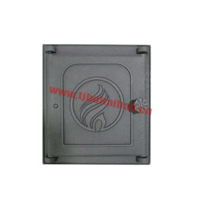 
Classical style cast iron stove door 