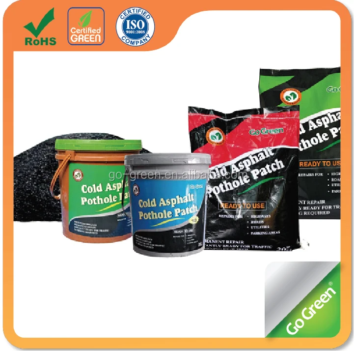 Cold Mix Asphalt Price Modified Asphalt / Pavement Pothole Repair
