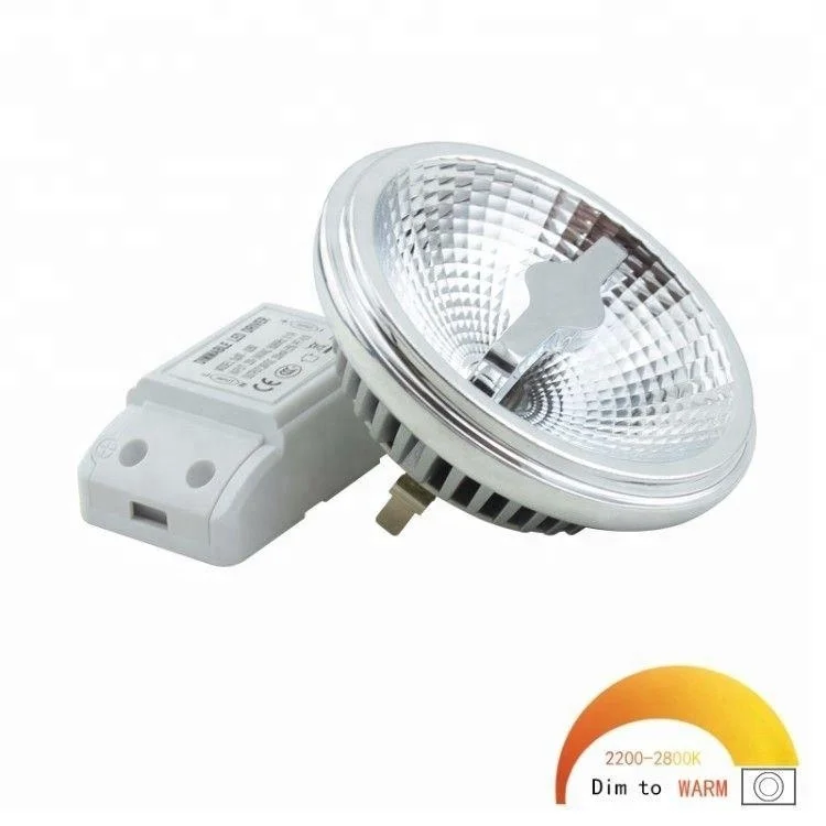 24W AR111 LED Dim to Warm 2000-3000K QR111 GU10 Double Head Indoor Wall Mounted Light
