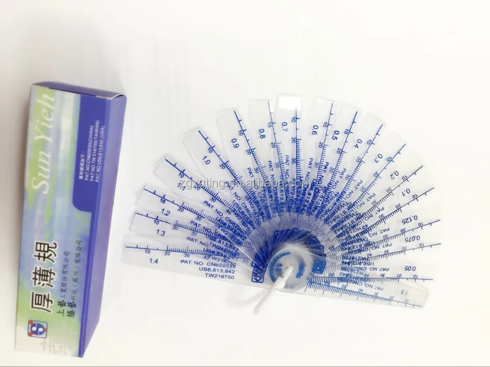 BEST plastic Feeler gauge plastic feeler gage