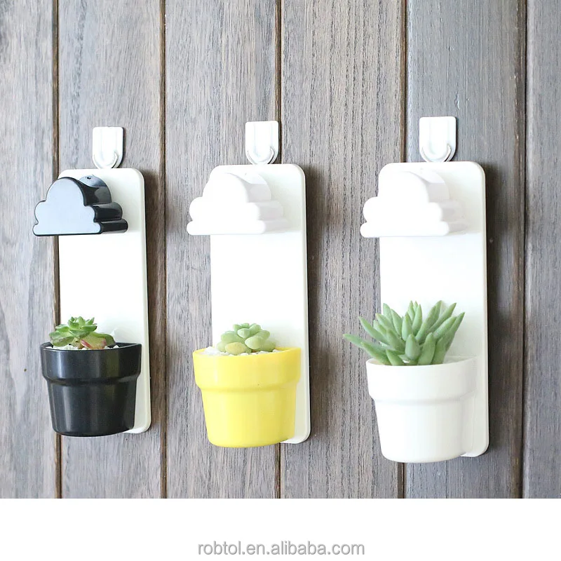 Clouds flower pot Creative plastic Automatic watering garden Potted