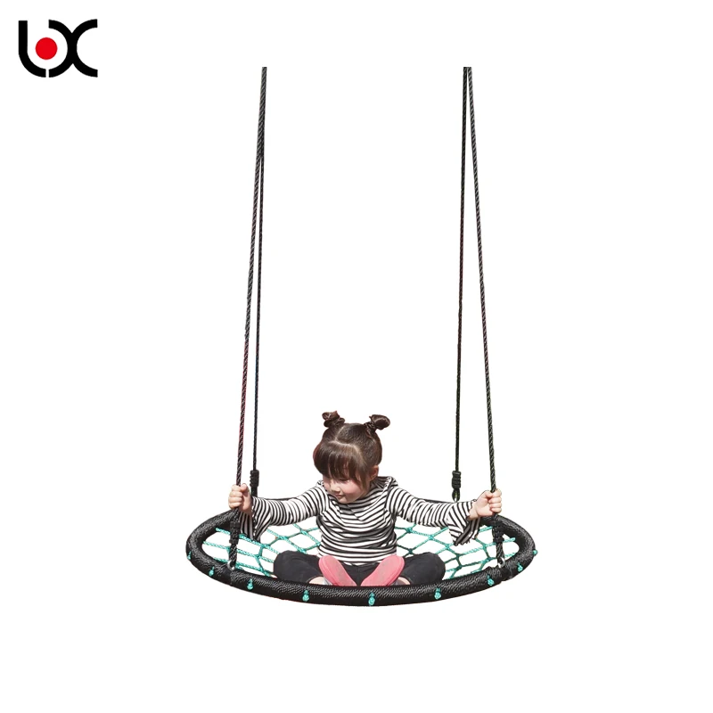 New Style Children Net Tree Hanging Swing , Round And Hammock Swing