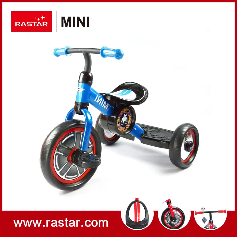 Rastar мини лицензию высокое качество горячая распродажа стальной сейф королевский ребенок 3 колесный велосипед