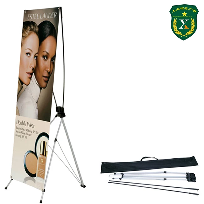 Trade Show display stand custom standing x banner size