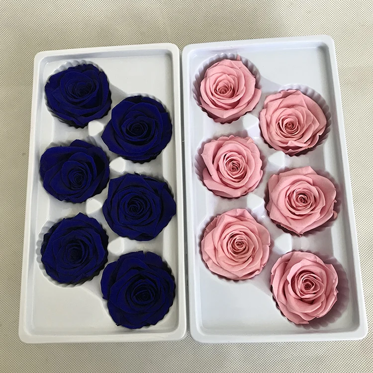 
Best Quality Real Eternal Forever Preserved Rose Head For Festival Decoration 