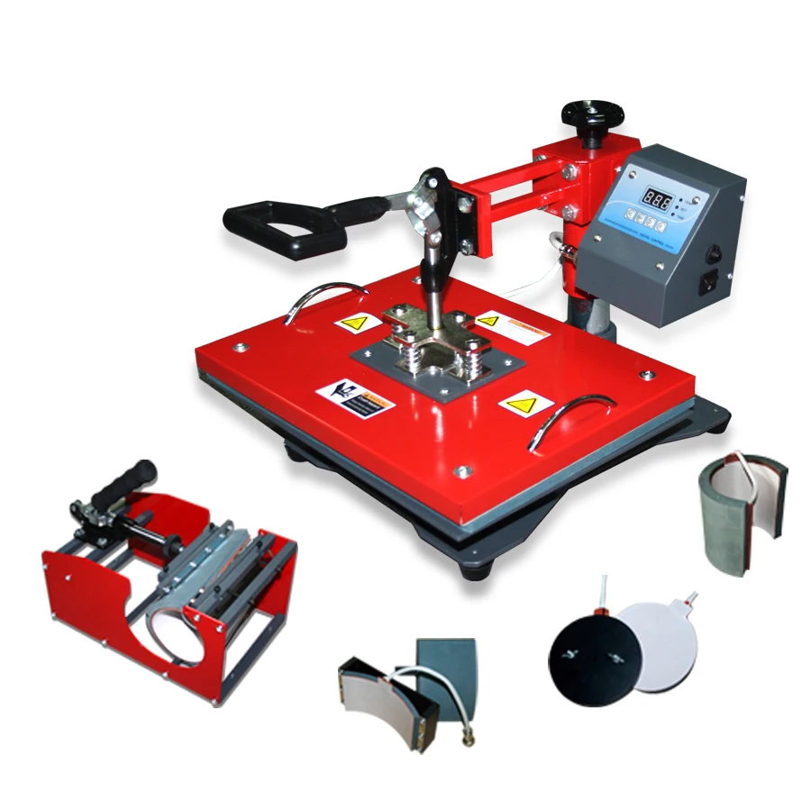 Heat press machine sublimation printer 8 in 1