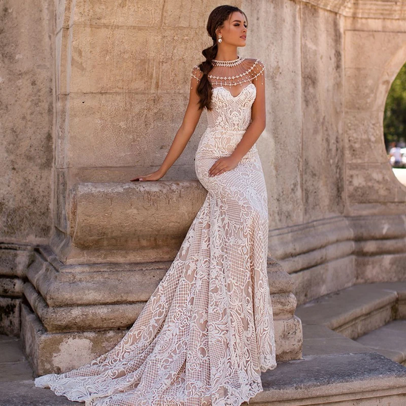 Eslieb XY012 New Fashion guangzhou ivory sweetheart court train wedding dress factory