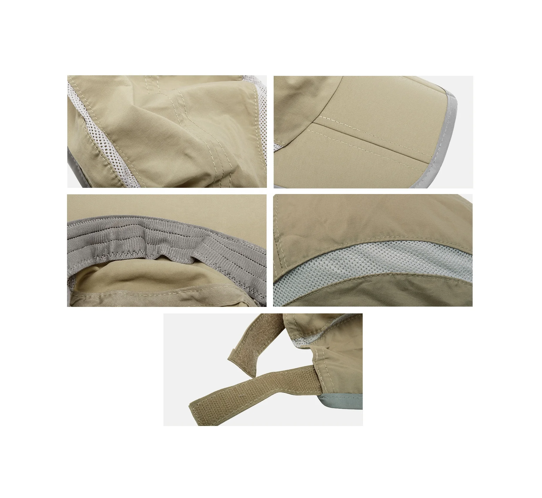 Wholesale Outdoor Nylon Unstructured Breathable Soft Dry Fit Sport Lightweight Running Hat