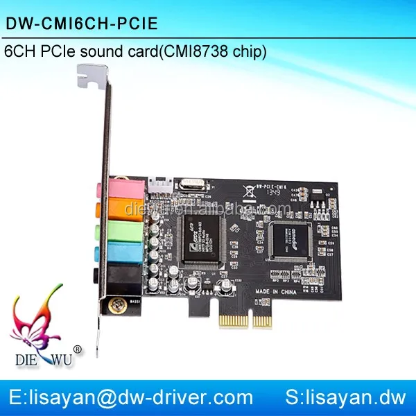 Rohs cmi8738 pci записи usb звуковая карта 6-канальный драйвер