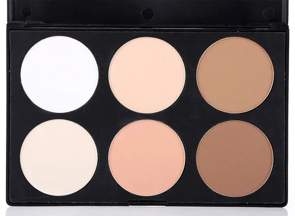 Водонепроницаемый контура лица макияж пудра 6 цветов лучший лицо база для макияжа