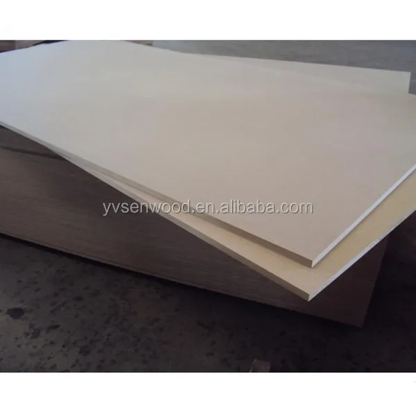 raw plain melamine mdf board to make wooden furniture