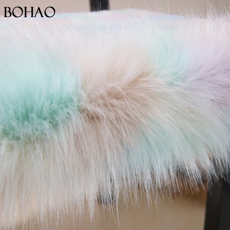 Бесплатный образец текстильного материала, тканевая трикотажная ткань, цветной мех