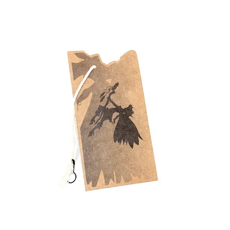 Qingdao vintage hang tag, kraft swing tag, antique style tags