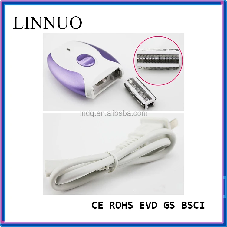 Waterproof Lady Electric Shaver WET/DRY Shaver Trimmer bikini shaver Facial hair remover