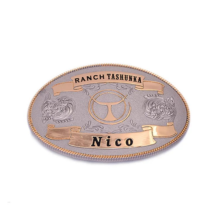 Custom Metal Retro Man Belt Buckle Creative Relief Souvenir Gift Belt Buckle With Logo