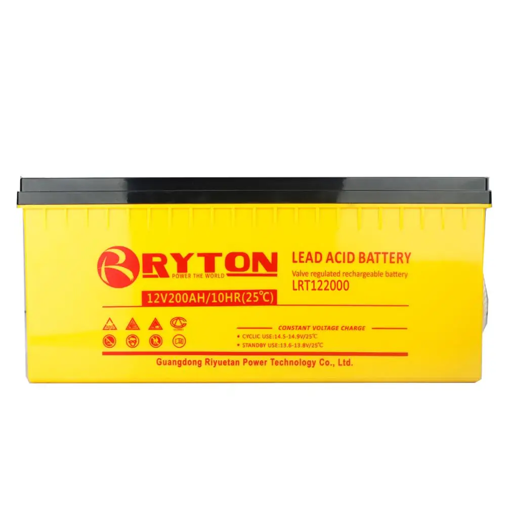 
 Ryton 2018 Новый Power дома от сетки панелей для дома 1kva солнечной системы цена sla аккумулятор 12 В 200ah  