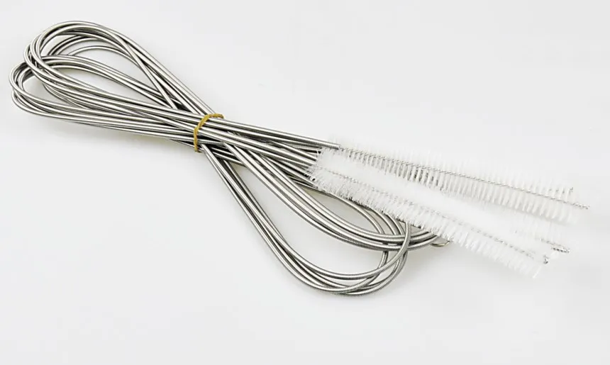 
Cpap Cleaning Supplies CPAP Hose Tube Brush Cleaner Aquarium water filter pipe stainless steel cleaning brush 