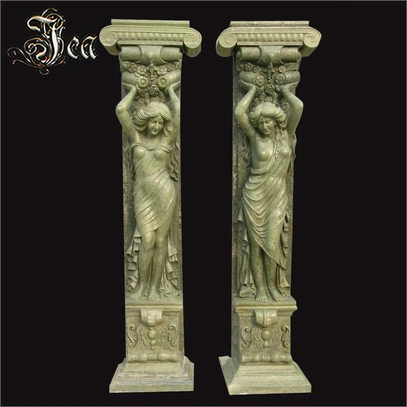 Индивидуальные греческий камень мрамор колонны статуя