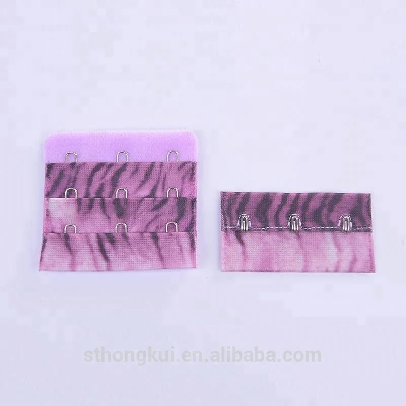 
HongKui colorful polyester hook and eye fastener/bra extender for bra accessories 