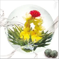 Handmade jasmine tea,flower blooming tea with good taste