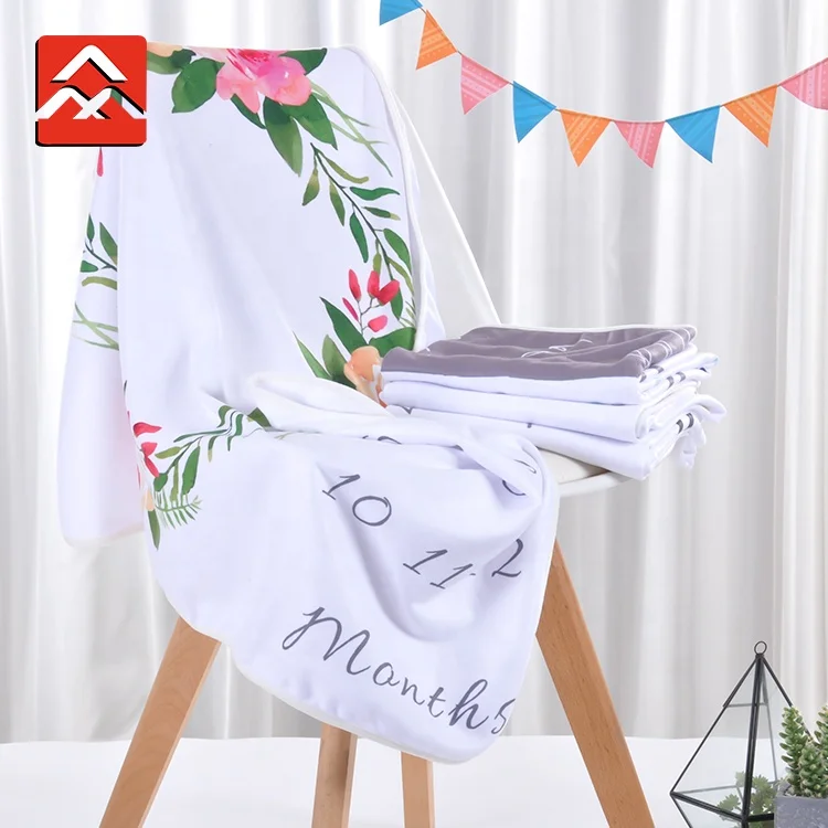 
Newborn Girls or Boys Photo Prop Large Soft Photography Background Baby Monthly Milestone Blanket 