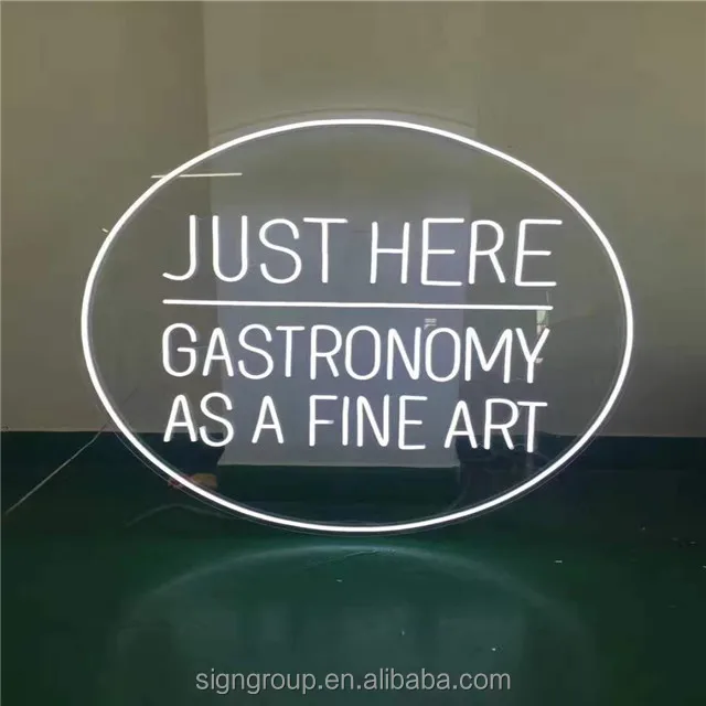 Outdoor led sign shop name board high quality store front acrylic pizza neon light sign