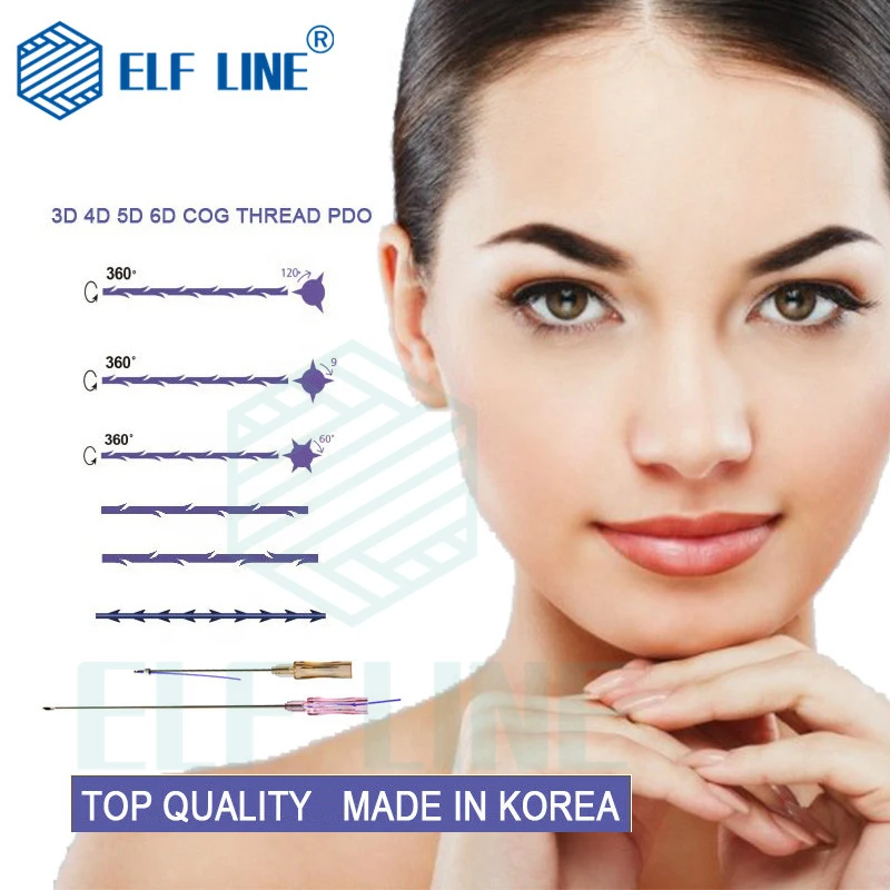 ELF LINE high quality pdo thread lift korea face lifting