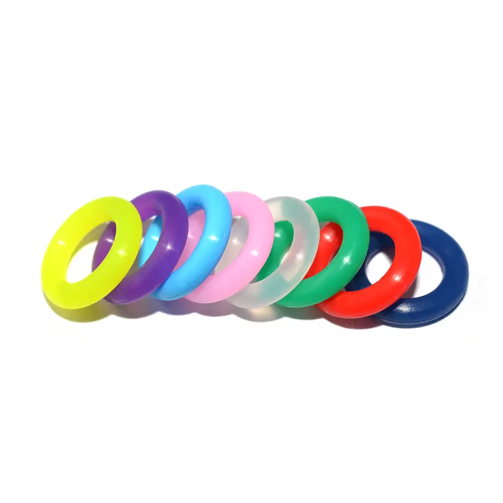 Elastic colored Silicone Rubber Ring O-Ring gasket for wood wheel