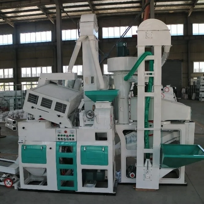 sale Rice milling and grain grinding 2 in 1 Home Flour Milling Machine Small Portable Combine Rice Mill machine